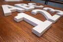 Ver mais imagens de Letra e Número em Pvc Expandido Branco, 10cm Altura / Espessura de 10mm - Kit 3 Letras ou Números