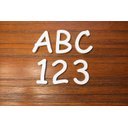 Ver imagem 5 de Letra e Número em Pvc Expandido Branco, 10cm Altura / Espessura de 10mm - Kit 3 Letras ou Números