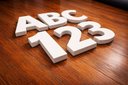 Ver imagem 2 de Letra e Número em Pvc Expandido Branco, 10cm Altura / Espessura de 10mm - Kit 3 Letras ou Números