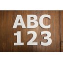 Ver imagem 6 de Letra e Número em Pvc Expandido Branco, 10cm Altura / Espessura de 10mm - Kit 3 Letras ou Números