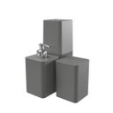 Ver imagem 1 de Kit Banheiro com Porta Algodão Escovas e Sabonete Líquido - Stolf