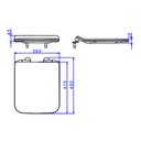 Ver imagem 2 de Assento Termofixo Ap346 17 Living Branco Easy Clean Slow Close - Deca Deca Loucas