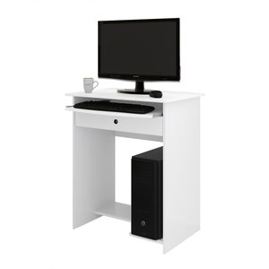 Mesa para Computador Prática com Gaveta Para Sala Quarto Escritório Branco