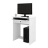 Mesa para Computador Prática com Gaveta Para Sala Quarto Escritório Branco - 1