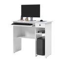 Ver imagem 1 de Mesa para Computador Viena com Gaveta Para Sala Quarto Escritório - Branco