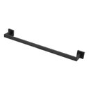 Ver imagem 1 de Porta Toalha Banho Barra Quadrado Preto/black 100% Metal