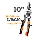 Ver imagem 3 de Tesoura Manual para Chapa 10 Polegadas Corte Esquerdo