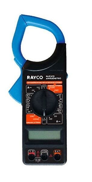Alicate Amperímetro Digital Multímetro Rayco Com Estojo - 1