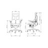 Cadeira Ergonômica Elements Una Branca - 5