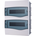 Ver imagem 1 de Quadro de Distribuição de Embutir 24 Din ou 16 Nema Tramontina com Porta Transparente