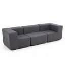 Ver imagem 2 de Sofá Modular 3 Lugares com 2 Cantos Kappesberg Boucle Titanio