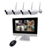 Dvr Com Monitor Câmera Sem Fio HD Wireless Kit 4 Câmeras Stand Alone - 2