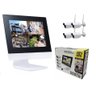 Dvr Com Monitor Câmera Sem Fio HD Wireless Kit 4 Câmeras Stand Alone - 4