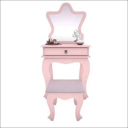 Penteadeira Camarim Gaveta Organizadora Maquiagem Banqueta Espelho Quarto Menina Jb 7200 - Rosa -rpm - 3 Penteadeira Camarim Gaveta Organizadora Maquiagem Banqueta Espelho Quarto Menina Jb 7200 - Rosa -rpm - 3
