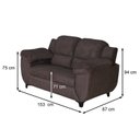 Ver imagem 3 de Sofa para Sala de Estar 2 Lugares Clássico