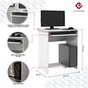 Ver imagem 3 de Mesa para Computador Notebook Prática para Sala Quarto Escritório - Branco