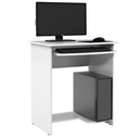 Ver imagem 1 de Mesa para Computador com Espaço para Gabinete Prática - Branco