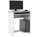 Ver imagem 1 de Mesa para Computador com Espaço para Gabinete Prática - Branco