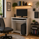 Ver imagem 5 de Mesa para Computador com Espaço para Gabinete Prática - Branco