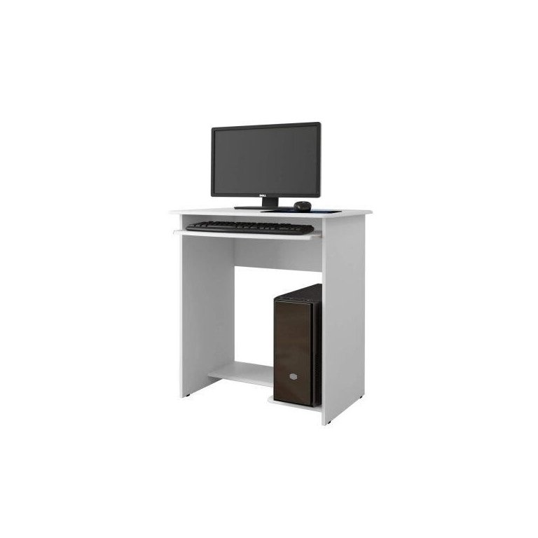Mesa para Computador Notebook Prática para Sala Quarto Escritório - Branco