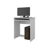 Mesa para Computador Notebook Prática para Sala Quarto Escritório - Branco - 1