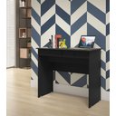 Ver imagem 2 de Escrivaninha para Notebook Computador com 2 Gavetas - Preto