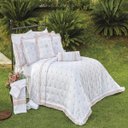 Ver imagem 1 de Jogo de Cama Queen Bordado 600 fios Rivieri Branco Vilela Enxovais 4 peças