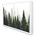 Ver imagem 1 de Quadro Decorativo Caixa Árvores Tacolado Moldura Caixa Alta 4,5cm Preta com Vidro 20 X 30cm