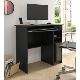 Mesa para Computador 1 Gaveta Viena - Preto - 2