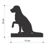Porta Chave Decorativo Em Mdf Dog Sentado - 2