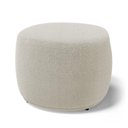 Ver imagem 2 de Conjunto 02 Puffs Decorativos Living Aisha Orgânico Bouclê Bege - Desk Design