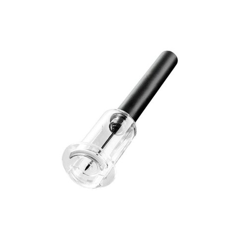 Saca Rolhas a Vácuo Manual para Vinho Abridor de Garrafa Aço Inox Corpo Transparente Utimix