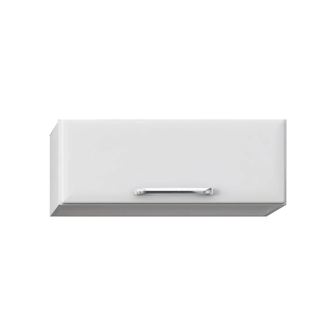 Armário Aéreo de Cozinha Branco 80cm 1 Porta Horizontal Luce