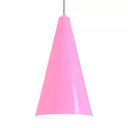 Ver imagem 3 de Pendente Cone Luminária Lustre Alumínio Rosa - Rei Da Iluminação