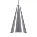 Ver imagem 3 de Pendente Cone Luminária Lustre Alumínio Escovado - Rei Da Iluminação