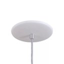 Ver imagem 2 de Pendente Cone Furado Luminária Lustre Alumínio Branco Textura - Rei Da Iluminação