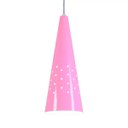 Ver imagem 3 de Pendente Cone Furado Luminária Lustre Alumínio Rosa - Rei Da Iluminação