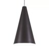 Pendente Cone Luminária Lustre Alumínio Marrom Tabaco Textura - Rei Da Iluminação - 3