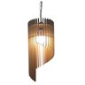 Lustre Luminária Pendente de Madeira MDF Mod. Pena - 1