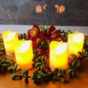 Ver imagem 2 de Kit 4 Mini Vela Led Decorativa 5,5cm Alt / 3,6cm Largura