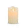 Vela de Led Cintilante Parafina Escorrida 12,5cm Chama Viva - 2