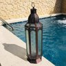 Lanterna Marroquina Decorativa Design Octagonal 51x15cm - 1