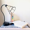 Ver imagem 1 de Luminária Decorativa Industrial Preta com Lâmpada Led 35cm