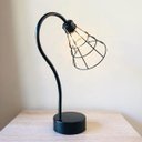 Ver imagem 4 de Luminária Decorativa Industrial Preta com Lâmpada Led 35cm