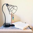 Ver imagem 3 de Luminária Decorativa Industrial Preta com Lâmpada Led 35cm