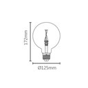 Ver imagem 2 de Lâmpada Filamento Led Vintage Ballon G125 2w 2400k Bivolt - Stella