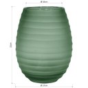 Ver imagem 2 de Sanvalero Vaso 22x17x17cm Vidro Verde