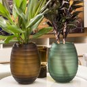 Ver imagem 3 de Sanvalero Vaso 22x17x17cm Vidro Verde