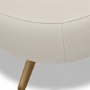 Ver imagem 5 de Poltrona Decorativa Giratória Cobos Base Madeira