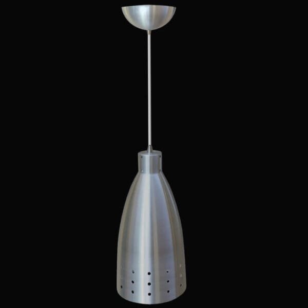 Luminária Pendente Alumínio Escovado com Furo Eurolume 10149/1 Bivolt E27 - 2